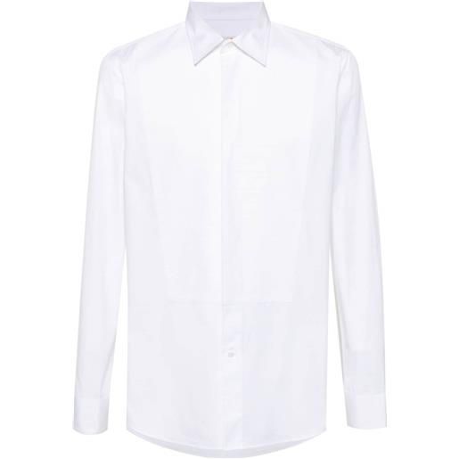 FURSAC camicia smoking con colletto classico - bianco
