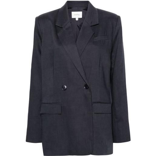 Gestuz blazer doppiopetto - blu