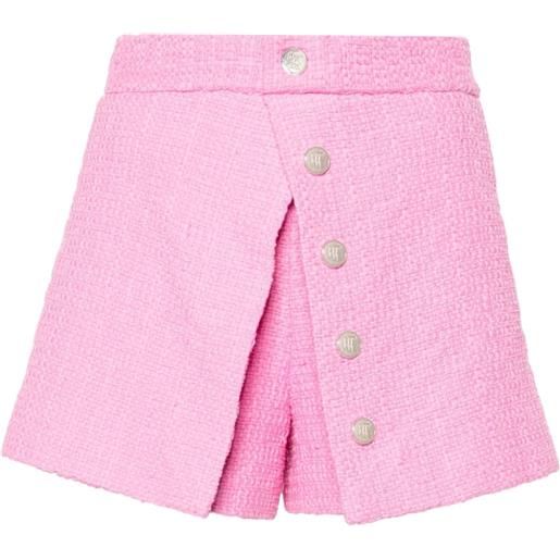 Maje shorts con inserti - rosa