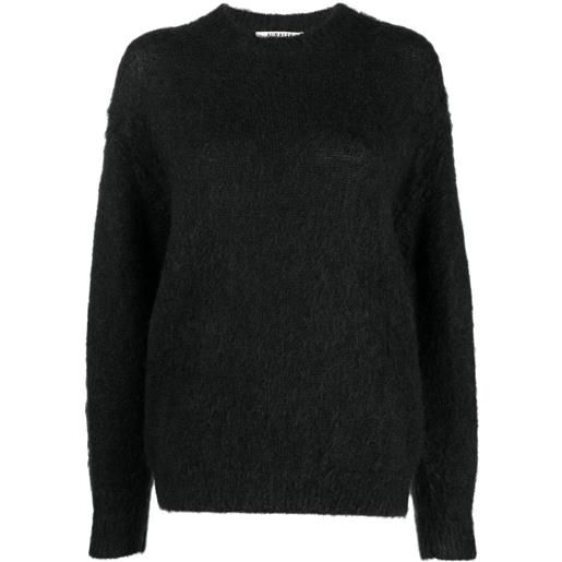 Auralee maglione girocollo - nero