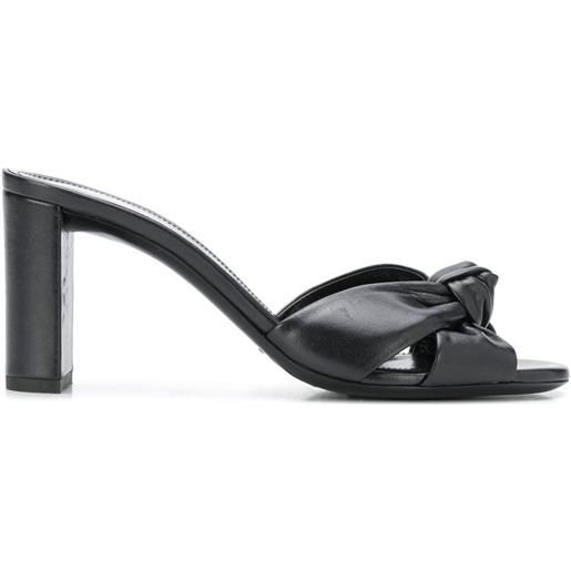 Saint Laurent sandali bianca - nero