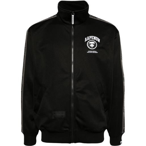 AAPE BY *A BATHING APE® giacca con ricamo - nero