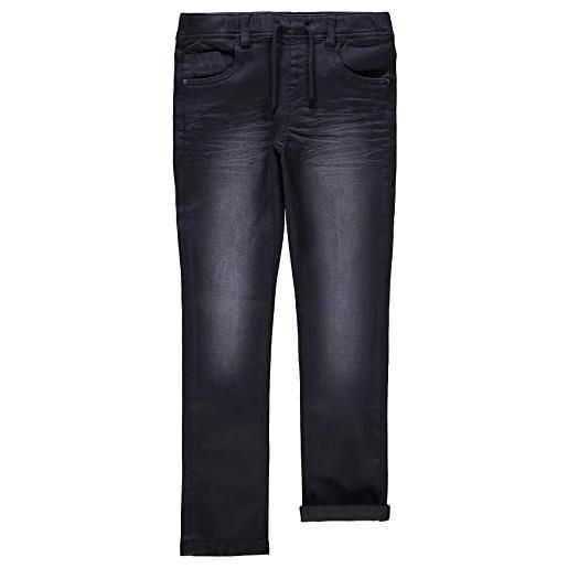 Name it nkmryan jogger swe jeans 5110-th noos, pantaloni da tuta bambini e ragazzi, nero (black denim), 158