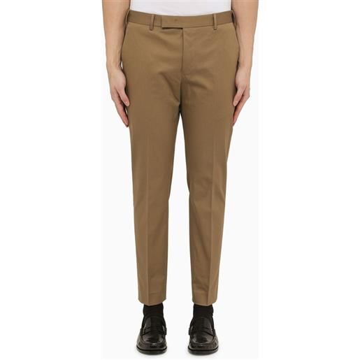 PT Torino pantalone slim beige in cotone