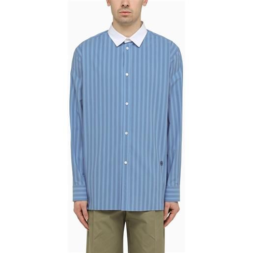 Loewe camicia a manica lunga a righe stone blu