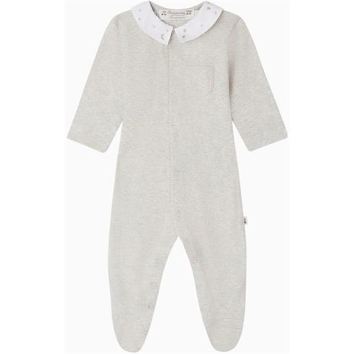 Bonpoint pigiama tilouan grigio malva in cotone