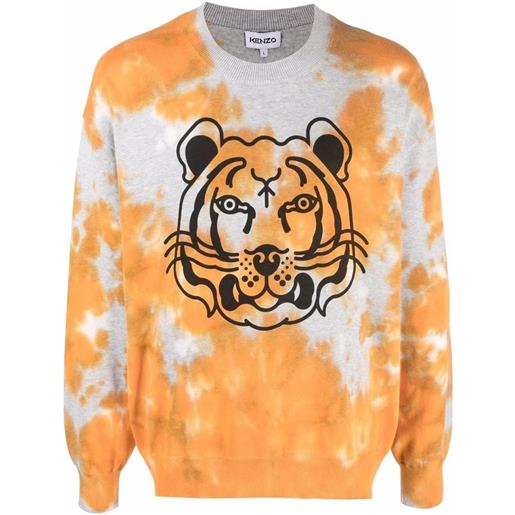 KENZO maglione kenzo tie dye tiger