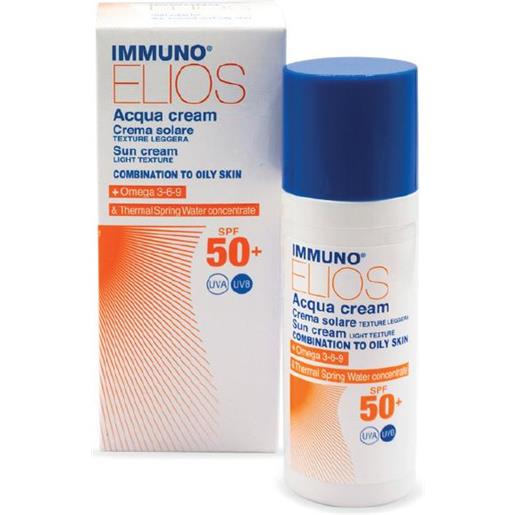 Morgan immuno elios acqua cream spf50+ crema solare per il viso 40ml