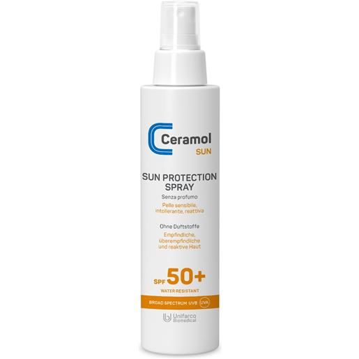 Unifarco Spa ceramol sun protection spf50+ spray solare per il corpo 150ml