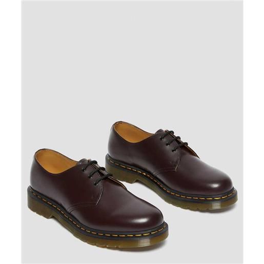 DR. MARTENS dr martens scarpe di pelle 1461 smooth uomo - burgundy