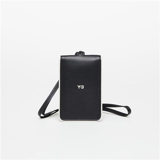Y-3 lanyard card holder black