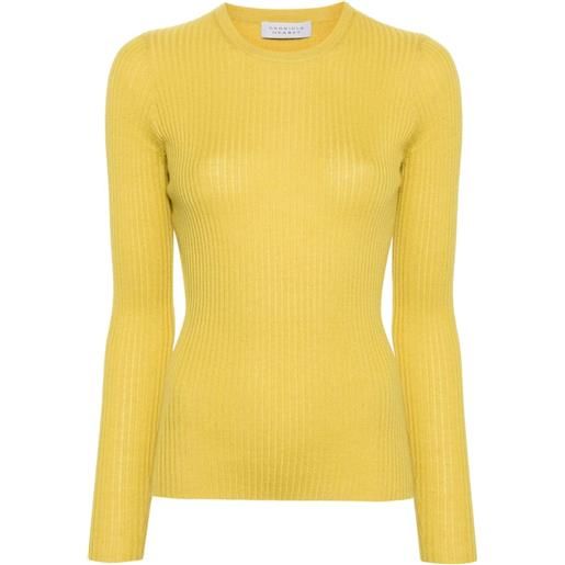 Gabriela Hearst maglione girocollo browning - giallo