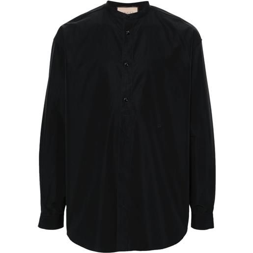 Gucci camicia con colletto a cinturino - nero