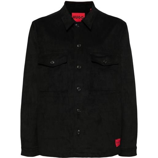 HUGO giacca-camicia - nero