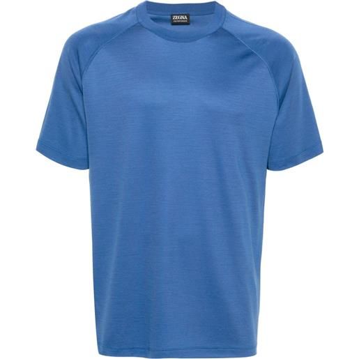 Zegna t-shirt girocollo - blu