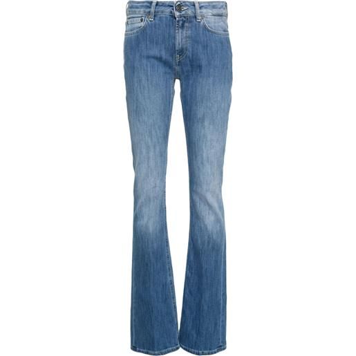 DONDUP jeans svasati a vita bassa - blu