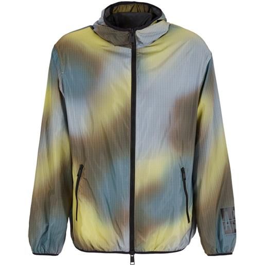 Armani Exchange giacca a vento con effetto sfumato - multicolore