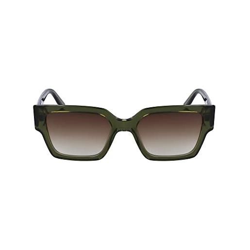 Karl lagerfeld kl6089s sunglasses, 305 khaki/crystal, 52 unisex