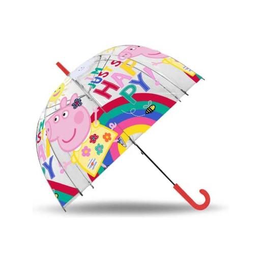 Peppa Pig ombrello trasparente campana 46 cm auto di Peppa Pig