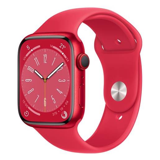 Apple watch series 8 oled 45 mm digitale 396 x 484 pixel touch screen 4g rosso wi-fi gps (satellitare)