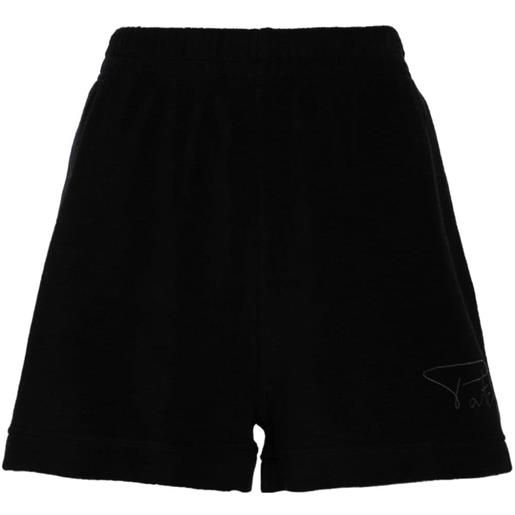 Patou shorts con ricamo - nero