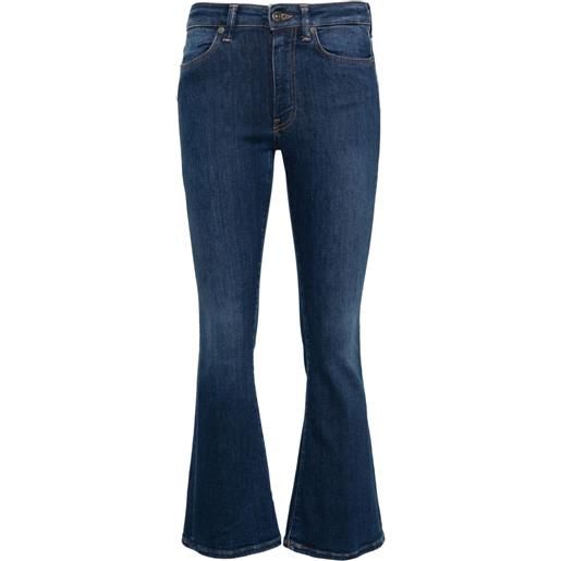 DONDUP jeans svasati a vita alta mandy - blu