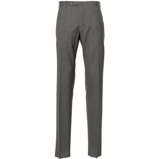 Incotex pantaloni sartoriali con vita media - grigio