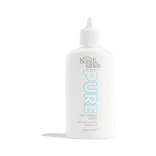 Bondi Sands pure self-tanning drops | hydrating, concentrated formula gives a buildable, customisable glow | 40 ml/1.35 oz gocce abbronzanti