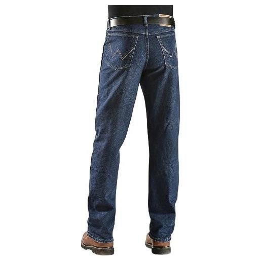 Wrangler, jeans da uomo jean, dall'aspetto consumato e la vestibilità comoda antique navy 48w x 34l