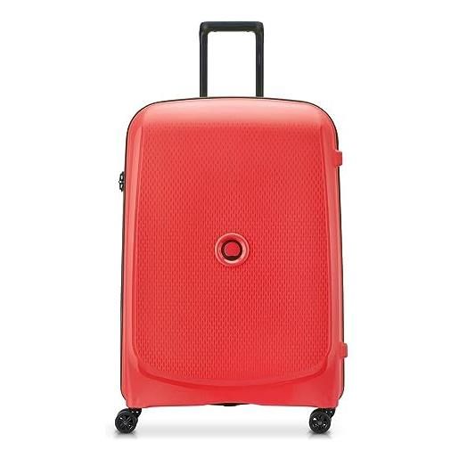 DELSEY PARIS - belmont plus -bagaglio a mano grande - 76 x 52 x 32 cm - 102 litri - xl - rosso