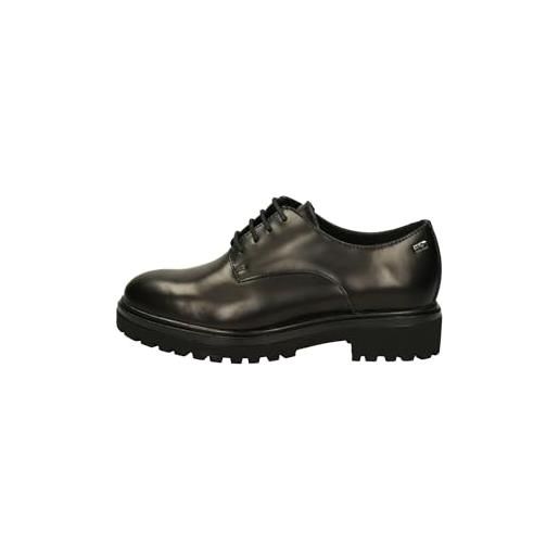 Valleverde scarpe derby casual donna 36222 pelle nero originale ai 2024 taglia 38 colore nero