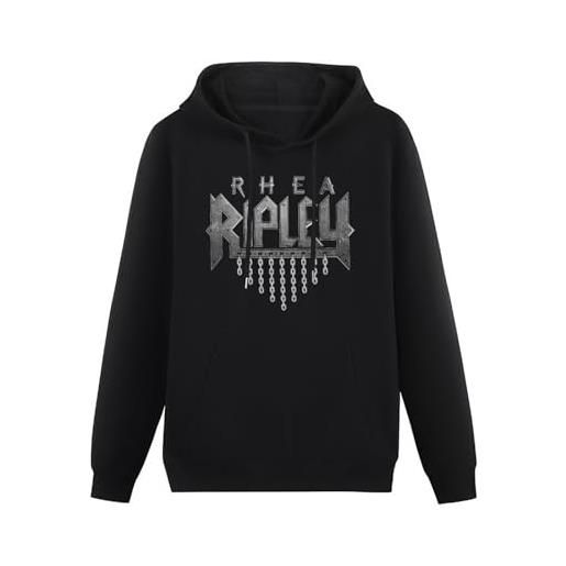 BSapp rhea ripley nxt wrestling mens funny unisex sweatshirts graphic print hooded black sweater m