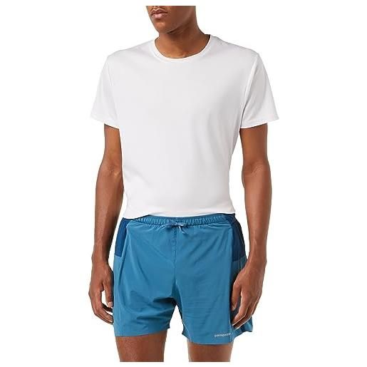 Patagonia m's strider pro shorts - 5 in bottoms, wavy blue, xl uomo