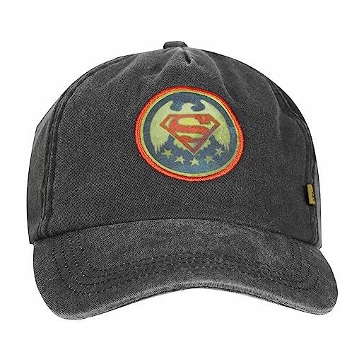 Heroes Inc dc superman cappello hip hop vintage wash
