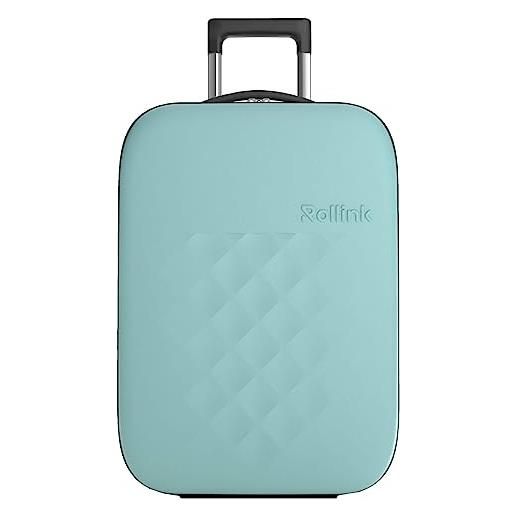 Rollink flex21 vega ii - la valigia più sottile del mondo *patentiert* - bagaglio a mano, valigia rigida, trolley, trolley, trolley, valigia da viaggio, bagaglio a bordo, valigia lufthansa