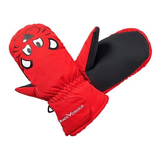 Black Crevice - guanti da bambino, bambini, handschuhe, rosso, s