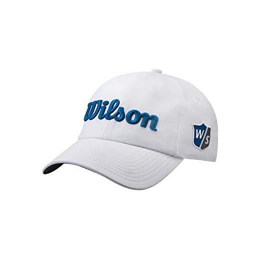 Wilson cappello da golf, pro tour, white/ blue