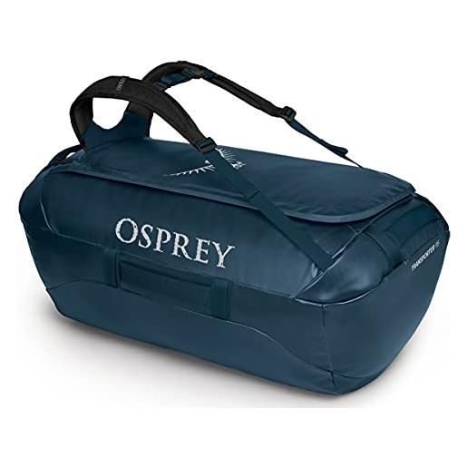 Osprey, transporter 95 borsone da viaggio black o/s unisex-adult, s