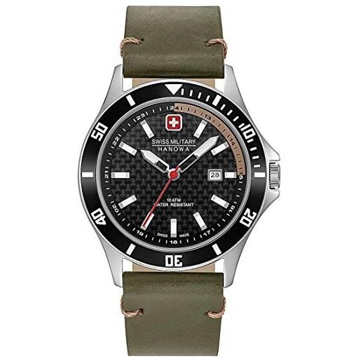 Swiss Military Hanowa orologio analogico al quarzo unisex adulti con cinturino in acciaio inossidabile 06-4161.2.04.007.14