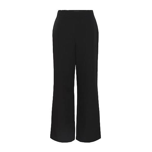PIECES pcbozzy hw wide plain pant noos bc, pantaloni donna, nero (black), xl