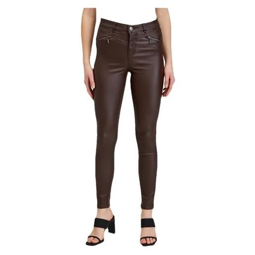ORSAY pantaloni in similpelle da donna marrone scuro, marrone, 44/sottile