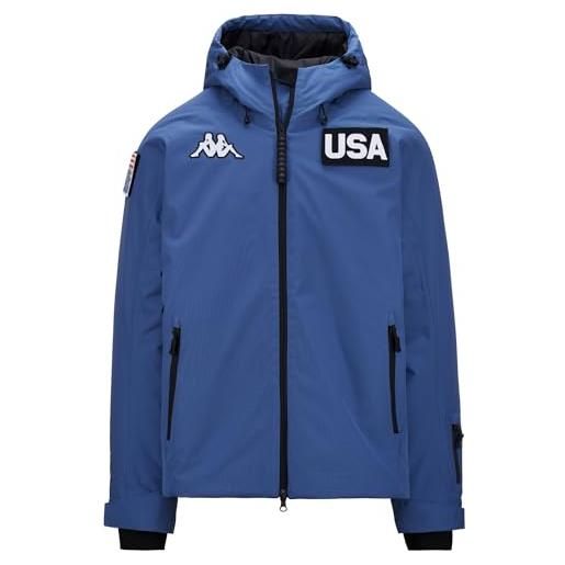 Kappa 8cento 886 - jackets - medio - unisex - blue fiord