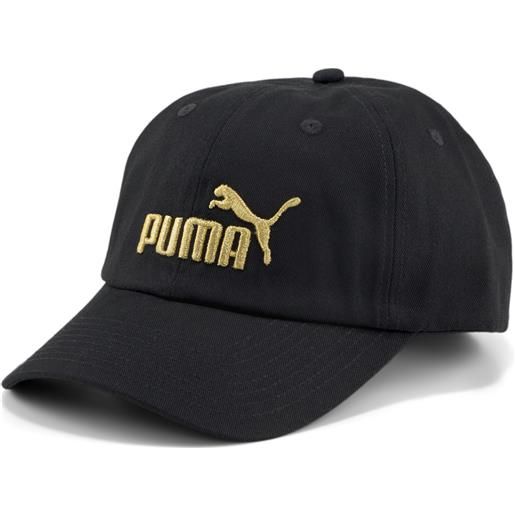 Puma cappellino essential n. 1 black/gold