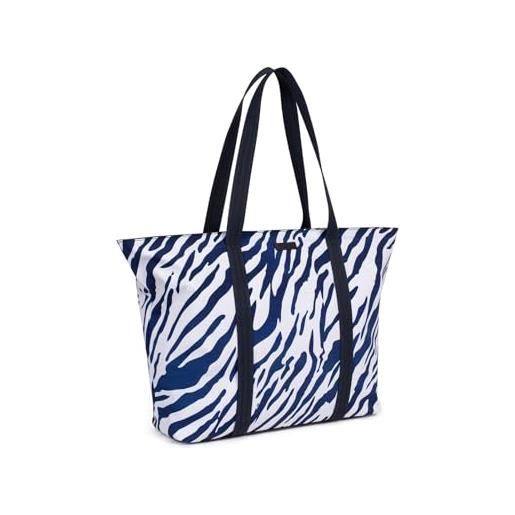 Hexagona indomito, accessorio da viaggio-portafoglio donna, zebra, taglia unica