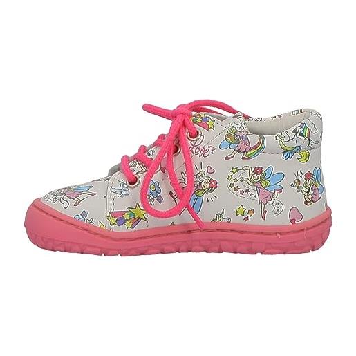 Lurchi 74l4023007, scarpe per chi inizia a camminare bambina, rosa bianca, 23 eu