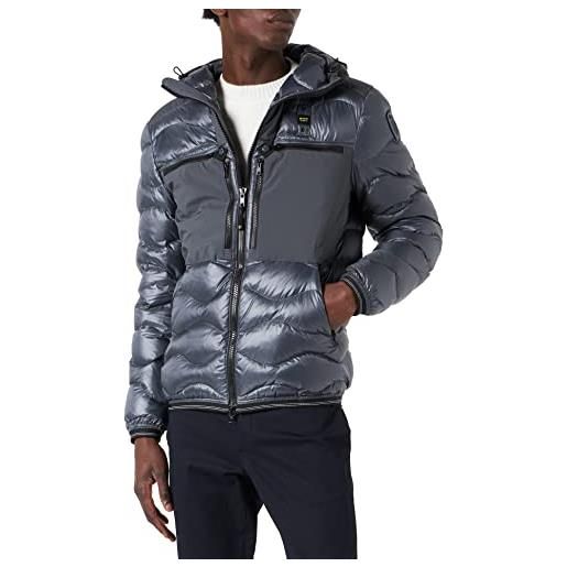 Blauer giubbini corti imbottito piuma giacchetto, 953 grigio carbone, m uomo