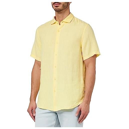 Superdry studios casual linen s/s shirt maglia di tuta, verde, xxl uomo