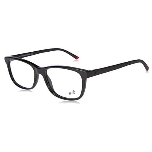 Web we5268 occhiali, shiny black, 49 unisex-adulto