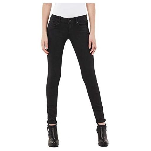 G-STAR RAW women's midge zip low waist super skinny jeans, blu (rinsed 60901-6009-082), 29w / 32l