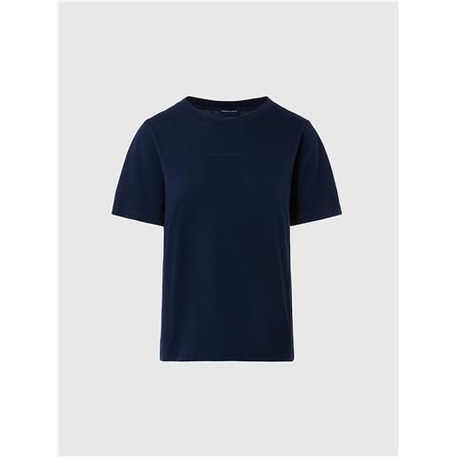 North Sails - t-shirt slim fit con logo, navy blue